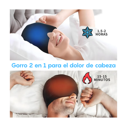 Gorro de Gel Frío para Migraña – Alivio 360° Inmediato