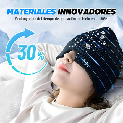 Gorro de Gel Frío para Migraña – Alivio 360° Inmediato