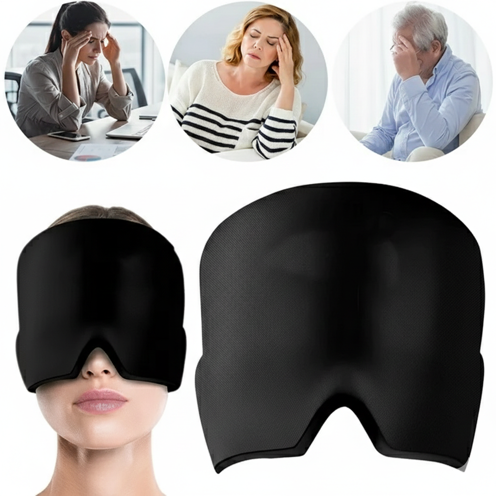 Gorro de Gel Frío para Migraña – Alivio 360° Inmediato